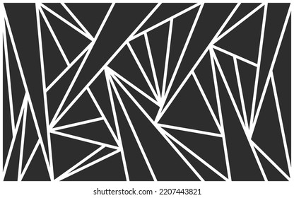 Minimalist background with abstract triangle geometric lines pattern. Abstract interior wallpaper