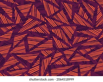 Minimalist background with abstract triangle stripe pattern