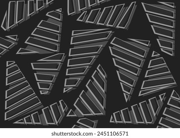 Minimalist background with abstract triangle stripe pattern