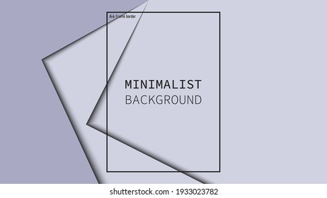 Minimalist background for book cover, magazine,, brochure, flyer and other. Eps10 vector