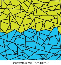 Minimalist background with colorful abstract geometric pattern