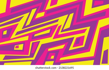 Minimalist background with colorful abstract geometric pattern. Abstract interior wallpaper