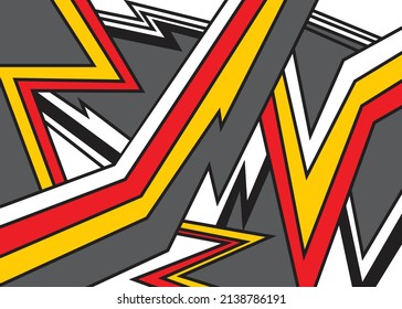 Minimalist background with colorful abstract geometric pattern. Abstract interior wallpaper