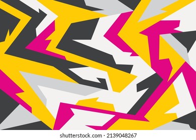 Minimalist background with colorful abstract geometric pattern. Abstract interior wallpaper