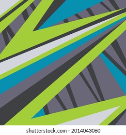Minimalist background with colorful abstract stripe pattern