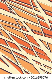 Minimalist background with colorful abstract stripe pattern