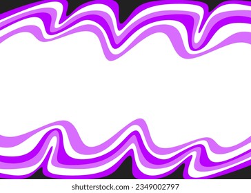 Minimalistischer Hintergrund mit bunten Farbverlauf-Wavy-Linien-Mustern und mit etwas Kopienraum