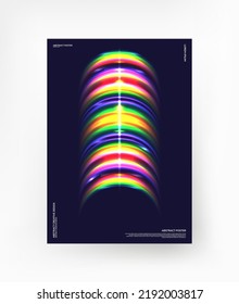Minimalistischer Hintergrund mit bunten Highlights. Vektorgrafik.