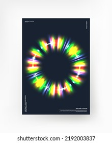Fondo minimalista con colores vivos. Vector.