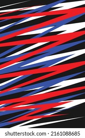 Minimalist background with colorful overlapping zigzag pattern