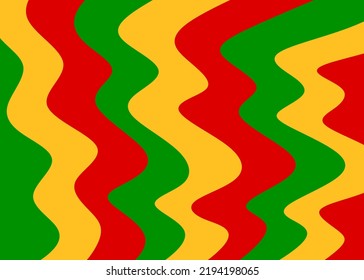 Minimalist background with colorful wavy lines pattern