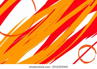 Minimalist background with a combination of red and yellow colors that symbolize courage