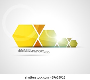 Minimalist background | combined colors. Vector illustration.