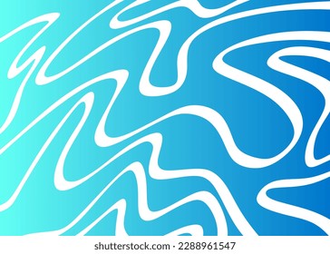 Fondo minimalista con un patrón de líneas onduladas de gradiente lindo