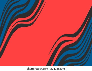 Fondo minimalista con un lindo patrón de líneas onduladas y con un área de copia
