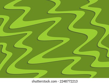 Minimalist background with cute wavy lines pattern