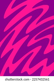 Minimalist background with cute wavy lines pattern