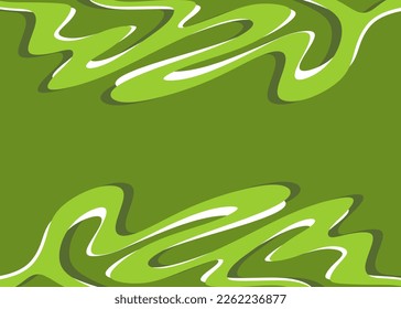 Minimalist background with cute wavy lines pattern and with some copy space area