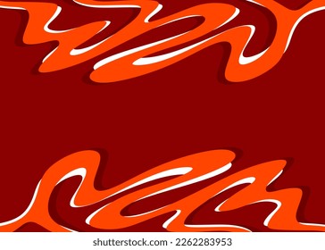 Fondo minimalista con un lindo patrón de líneas onduladas y con un área de copia
