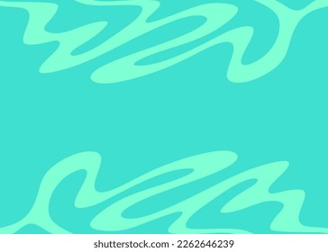 Minimalist background with cute wavy lines pattern and with some copy space area