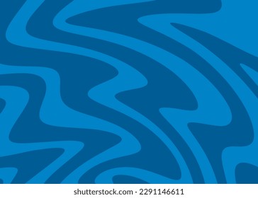 Minimalist background with cute wavy lines pattern