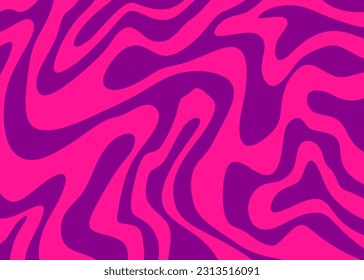 Minimalist background with cute wavy lines pattern