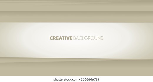 Minimalist background design with blank space for text and decorative shadow effect. Latar belakangnya memiliki garis-garis halus berwarna cokelat di atas dan di bawah bagian tengah berwarna abu-abu m