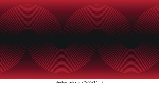 Minimalist background design, dark red color gradient with circle effect style art