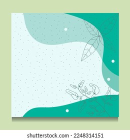 minimalist background design, flowers, abstract, vector.