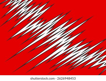 Minimalist background with diagonal zigzag line pattern and with some copy space area