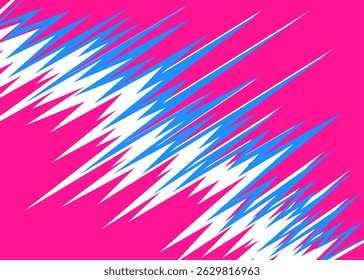 Minimalist background with diagonal zigzag line pattern and with some copy space area