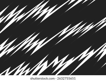 Minimalist background with diagonal zigzag line pattern and with some copy space area