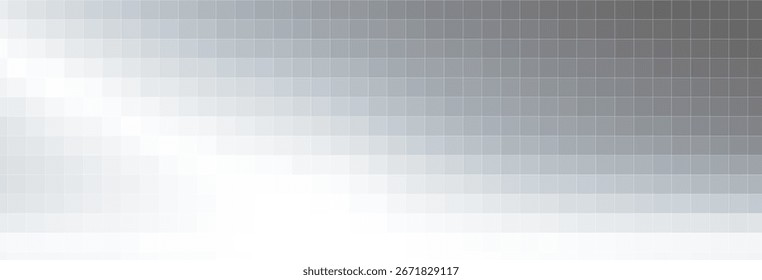 A minimalist background features a gradient of soft grays and white in a grid pattern, creating a subtle and modern design with clean lines and a smooth, blended transition