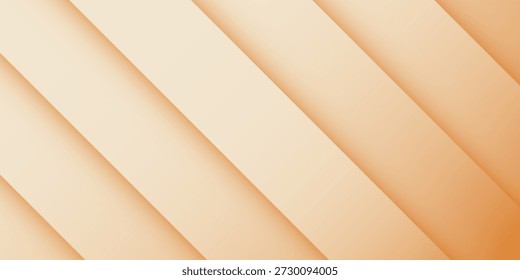 A minimalist background featuring diagonal stripes with subtle shadows and a warm orange gradient.