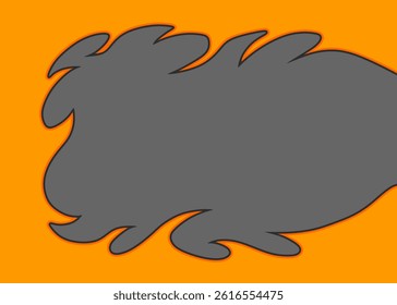 Minimalist background with flame pattern and with some copy space area