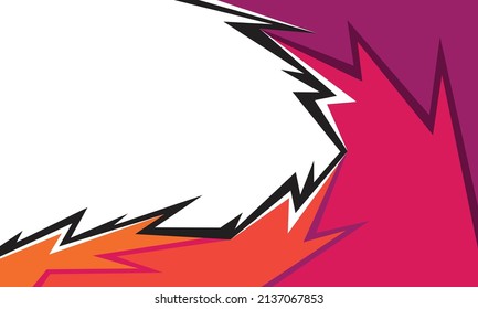 Fondo mínimo con un patrón de zigzag con degradado y un área de copia