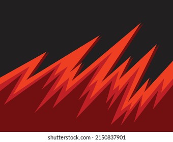 Minimalist background with gradient jagged zigzag pattern and some copy space area