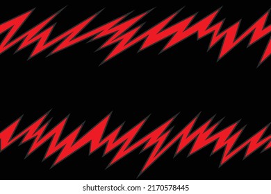 Minimalist background with gradient jagged zigzag pattern and some copy space area