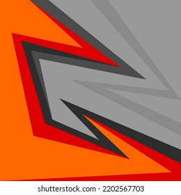 Minimalist background with gradient sharp and arrow pattern and with some copy space area