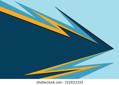 Minimalist background with gradient triangular and arrow pattern and with some copy space area
