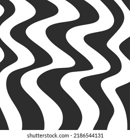 Minimalist background with gradient wavy lines pattern