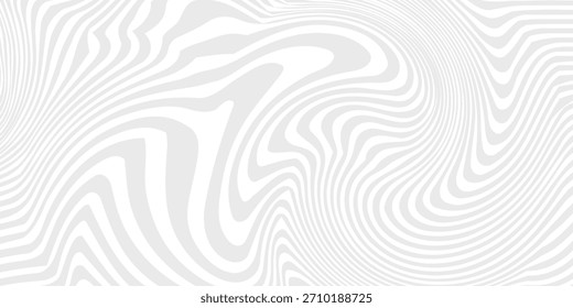 plano de fundo minimalista com linha ondulada cinza. moderno simples abstrato molhes vetor padrão art. fundo branco abstrato com elemento de linhas onduladas.