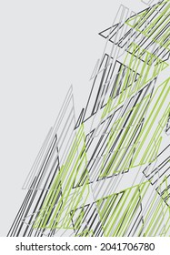 Fondo mínimo con patrón abstracto de banda triangular