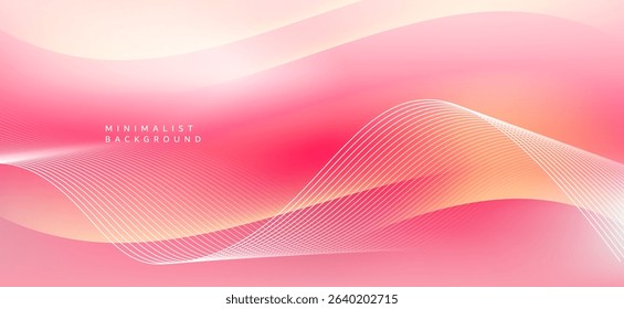 A minimalist background image using pink and pink tones, with a gradient from light to dark shades, creating a warm and sweet feeling.