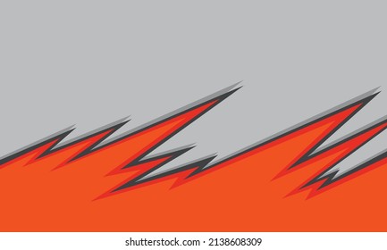 Minimalist background with jagged zigzag pattern and some copy space area