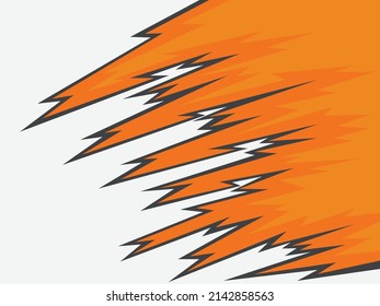 Minimalist background with jagged zigzag pattern and some copy space area