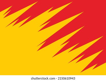 Minimalist background with jagged zigzag pattern and some copy space area