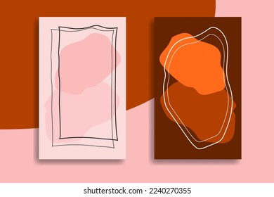 Fondo minimalista. Una mezcla de líneas y círculos. Excelente para computadoras, smartphones, medios sociales, afiches, carteles, etc