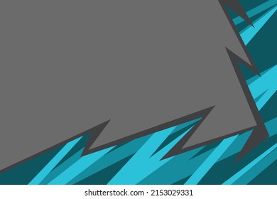 Minimalist background with overlapping zigzag pattern and with some copy space area