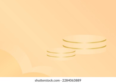 Fondo Mínimo Con Diseño 3D De Podio